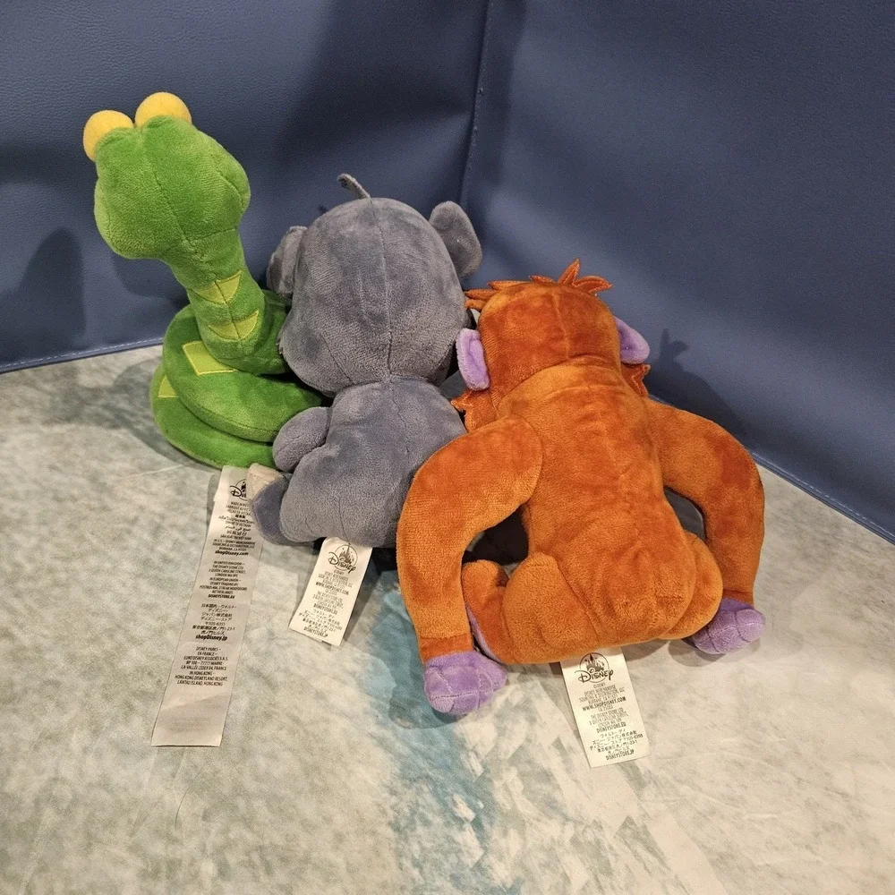 Disney Jungle Book Plush Bundle Baloo Kaa King Louie 8